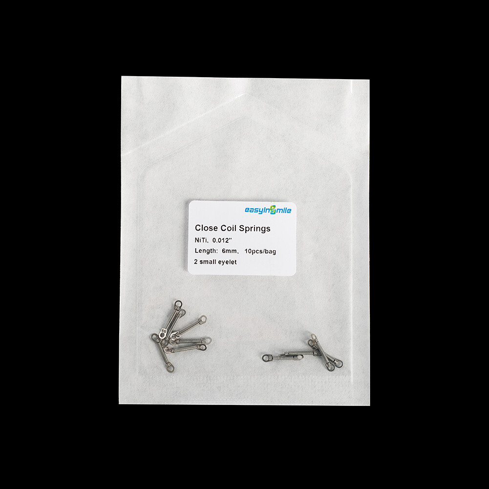 2/10Pcs Dental Orthodontic NITI Open/Closed Coil Spring 0.010/0.012 Easyinsmile