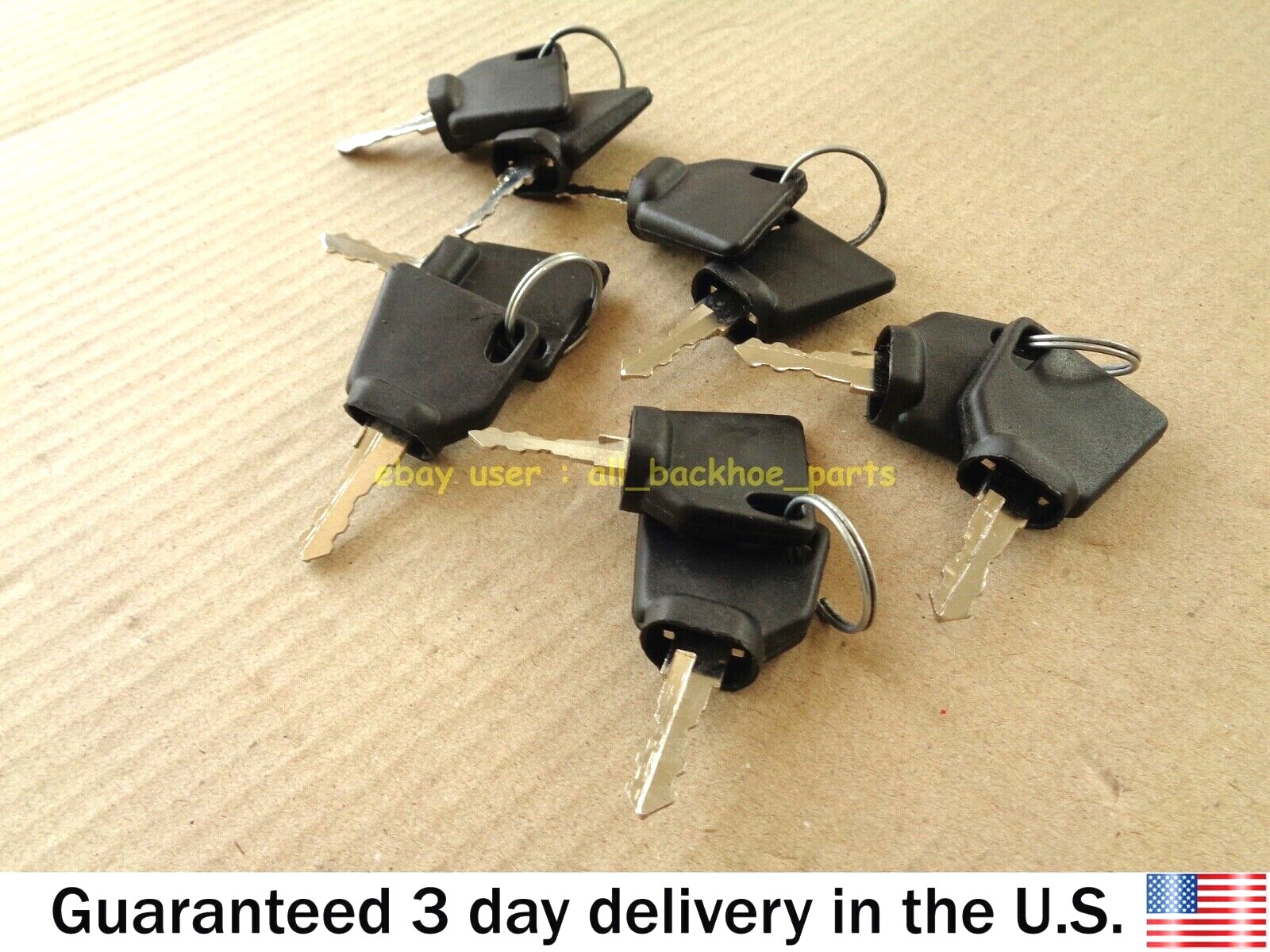 JCB BACKHOE TELEHANDLER FORKLIFT – IGNITION KEYS, 10 PCS. (PART NO. 701/45501)