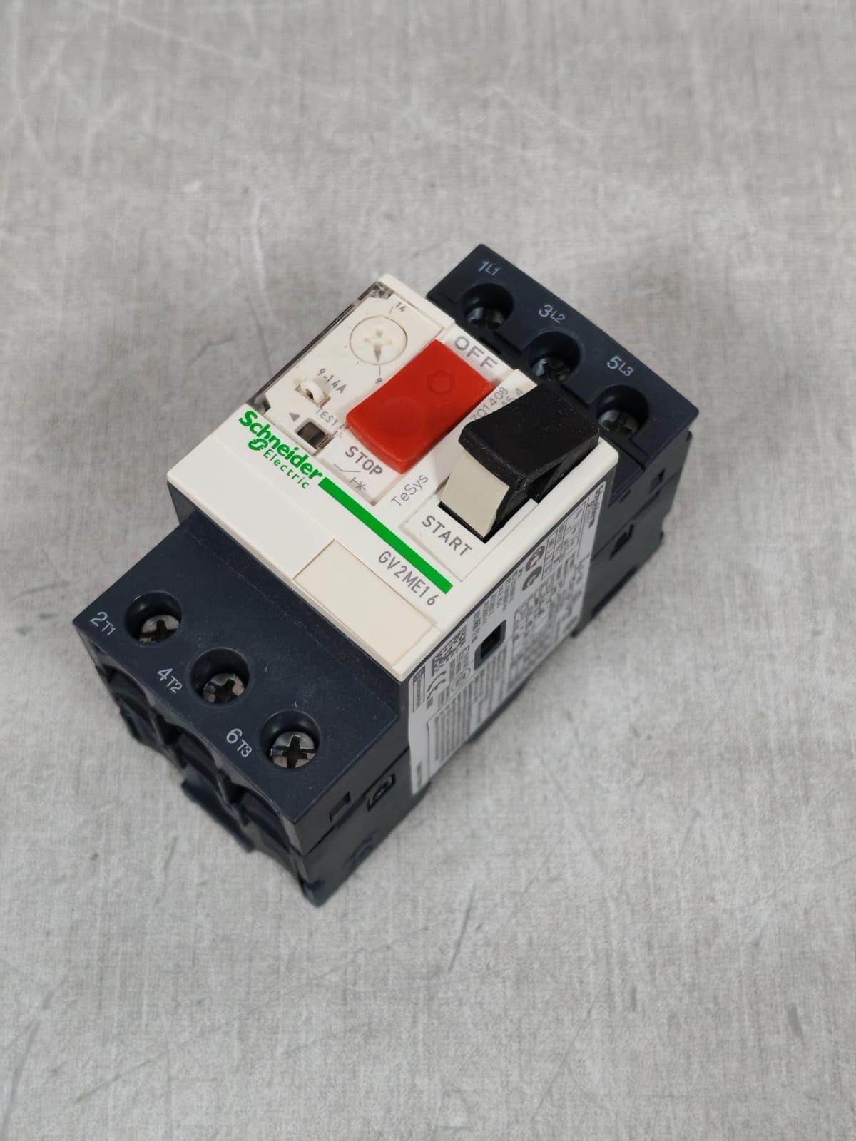 LOT 2PCS SCHNEIDER ELECTRIC GV2ME16 MOTOR CIRCUIT BREAKER