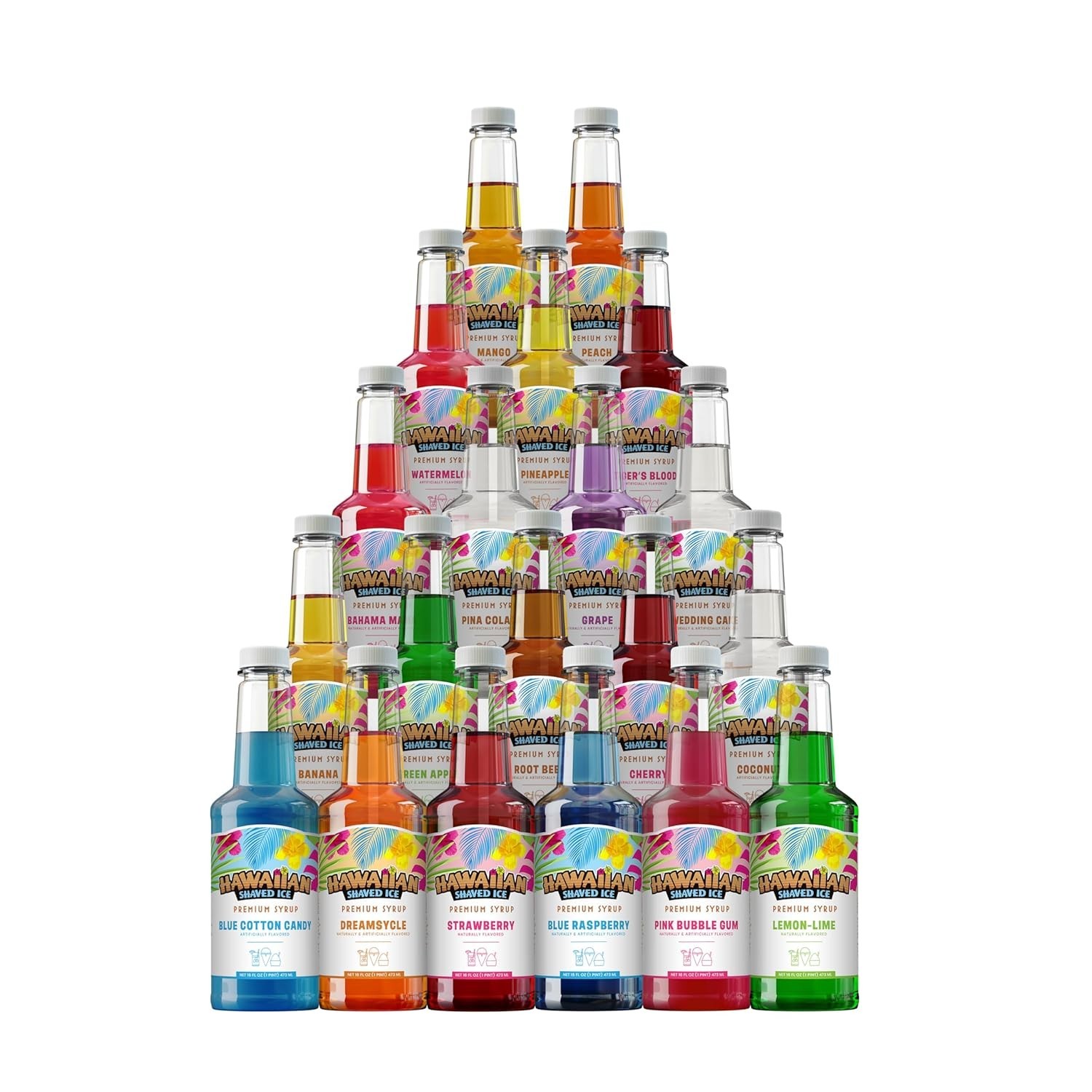 Syrup Assortment: 20 Popular Flavors, 320oz Bulk – , No HFCS, Perfect Drinks