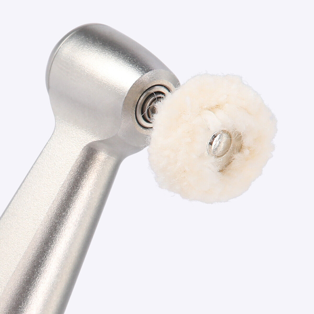 Rueda de cepillo de pulido dental RA 2.35mm cabello blanco de cabra/fieltro/algo