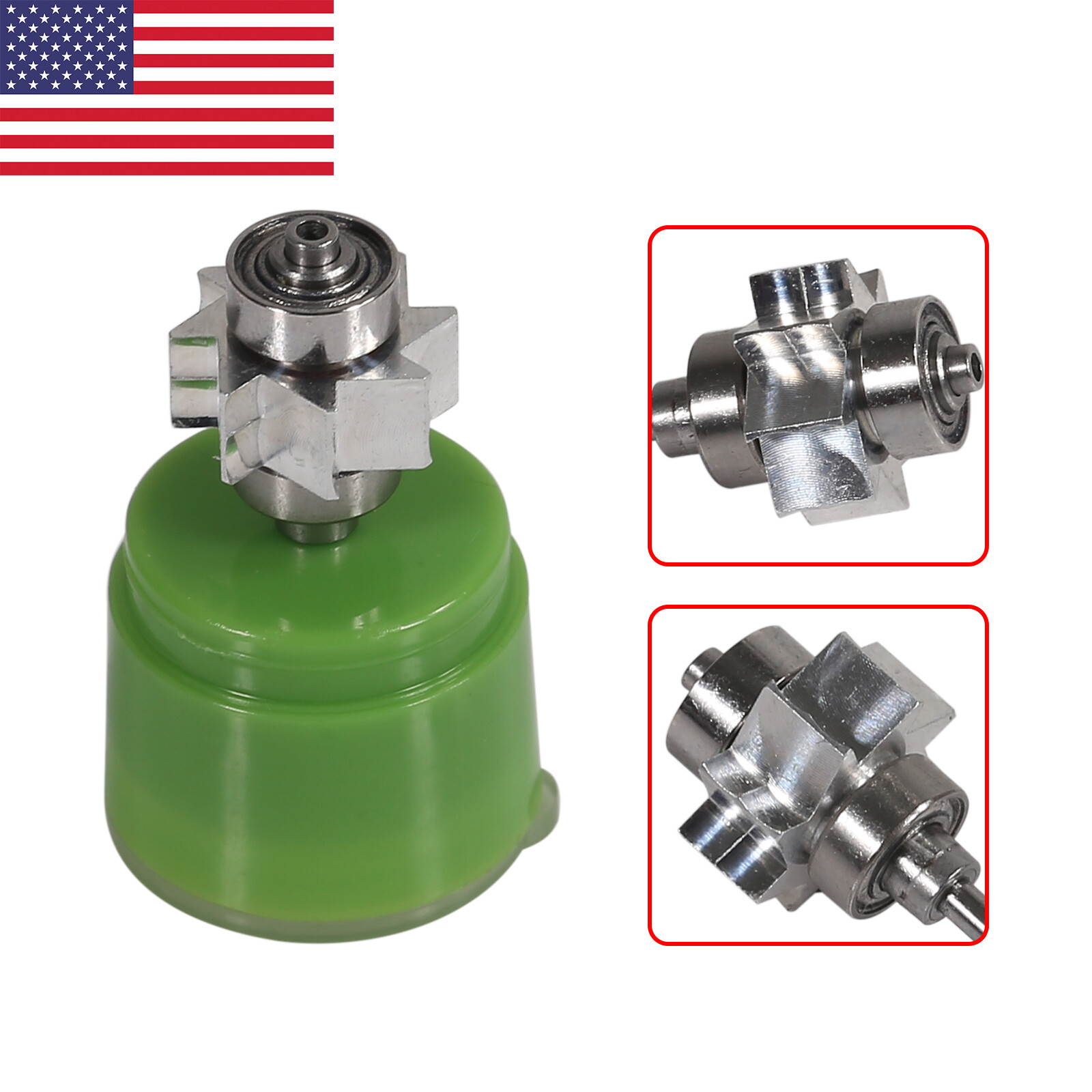 Dental Turbine Cartridge Rotor for Yabangbang High Speed Handpiece Replacement