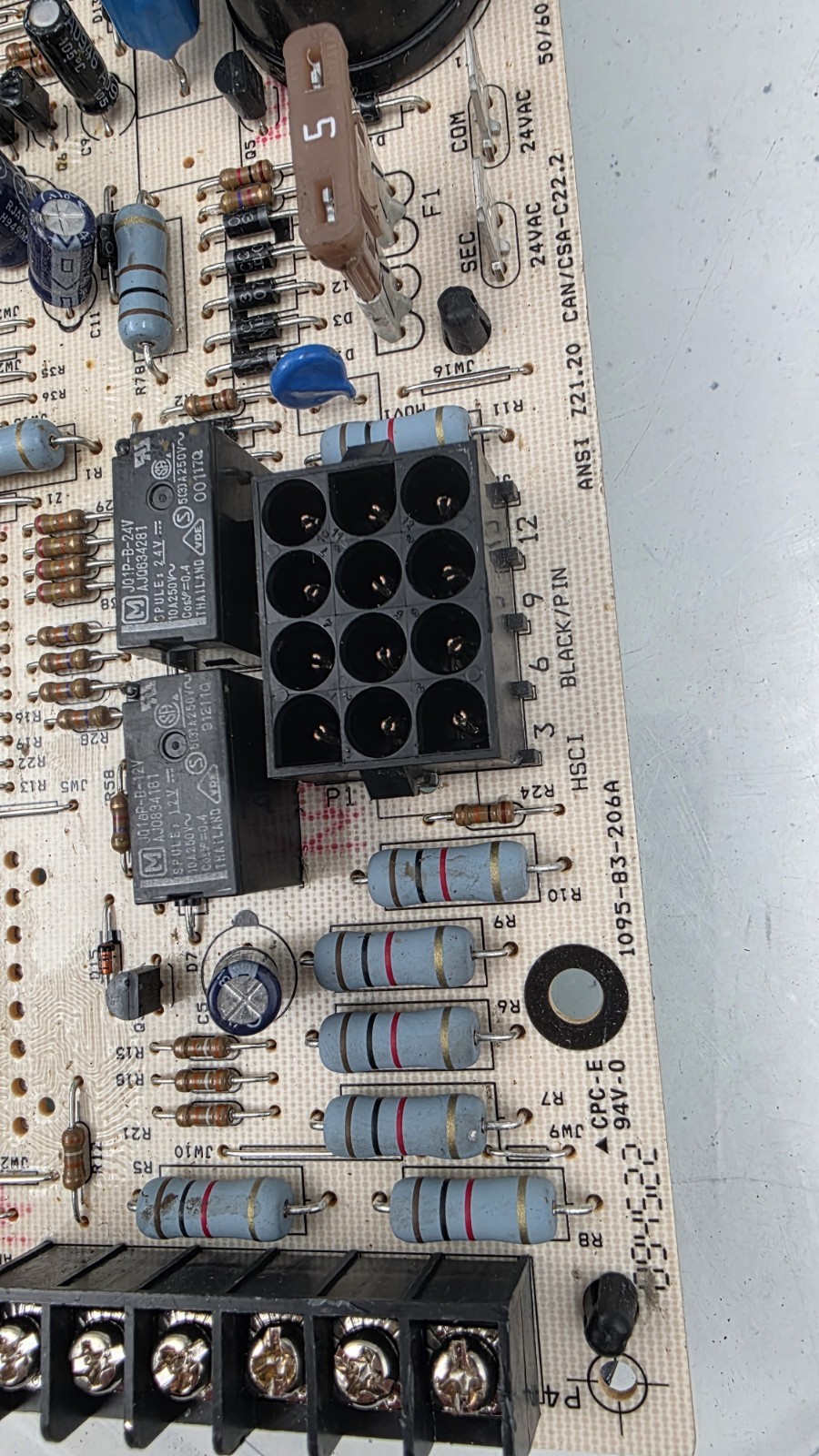 Rheem /Ruud 1095-83-206A Furnace Control Board 2-Stage 62-103189-01