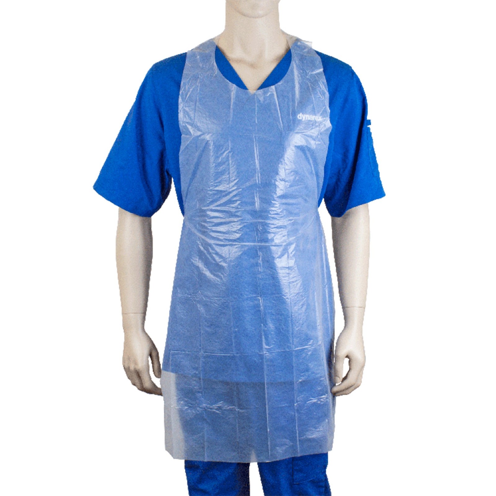 Dynarex Adult Disposable General Purpose Apron White 100 Ct
