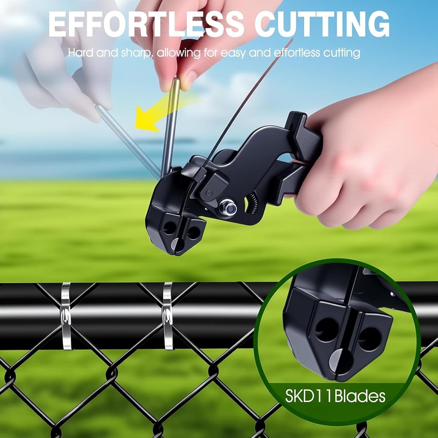 Metal Zip Ties with Stainless Steel Cable Tie 100pcs UV-Resistant, 11.8in