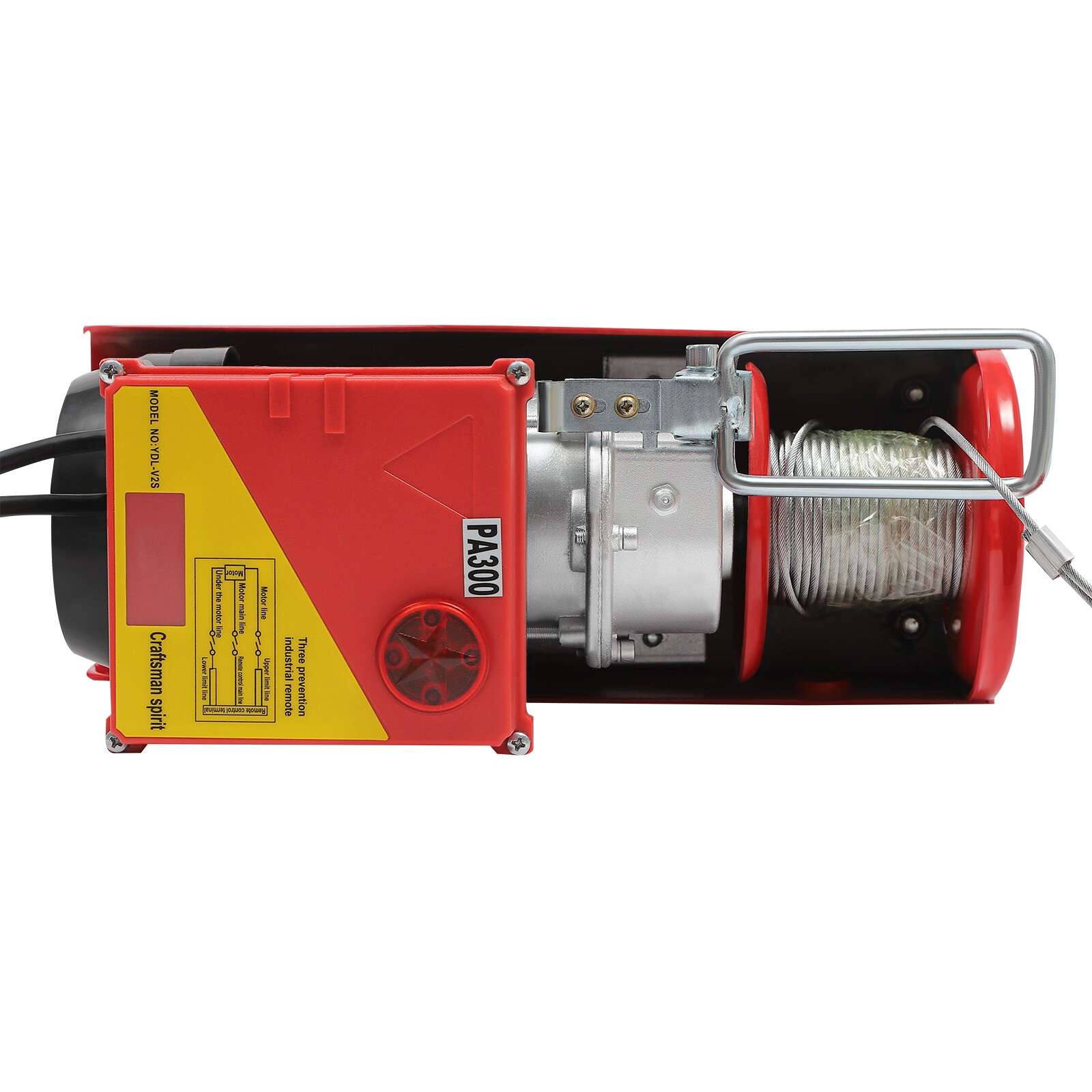 2-In-1 Hoist Warehouses Electric Single/Double Slings Electric Lift Winch 660lbs