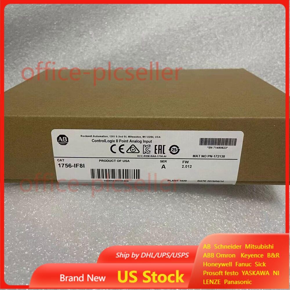 New Factory Sealed Allen-Bradley 1756-IF8I 8 Point Analog Input Module US