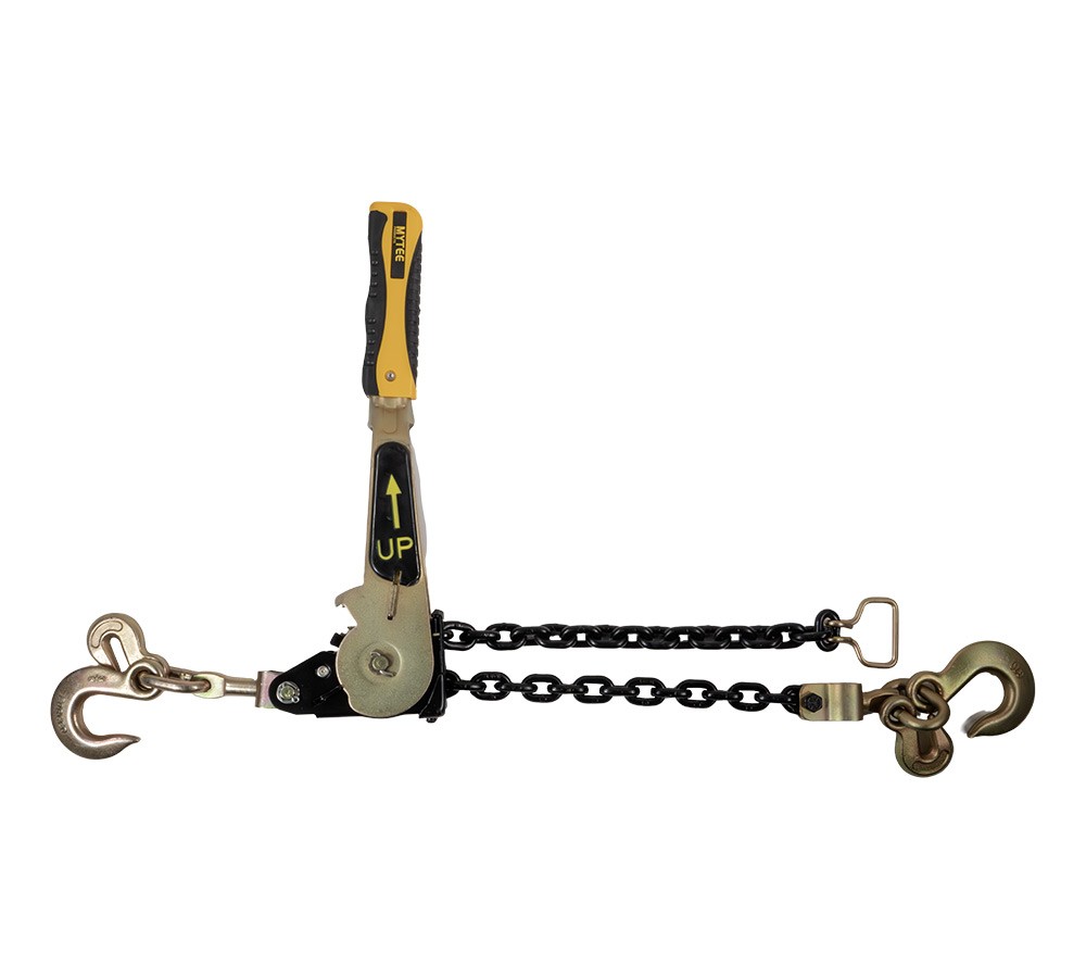 2 PK EZ Ratchet Chain Load Binder with 5/16″ Grab & 3/8″ Slip Hook, 5400 lbs WLL