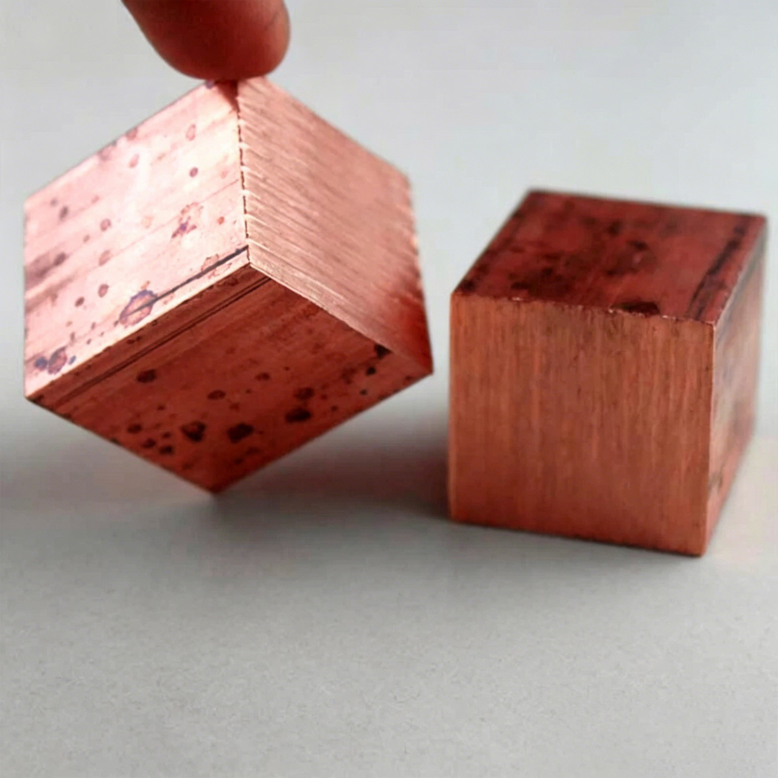 99.9% Pure Copper Block Copper Cube Mold Copper Block Rectangular C11000 Cu-ETP