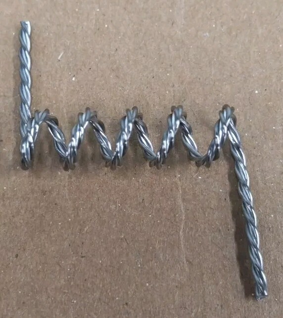 (5-Pack) Tungsten Wire Filament Z Style 5 Coil Wire, Coil 1 1/2 Inch .025 Diamet