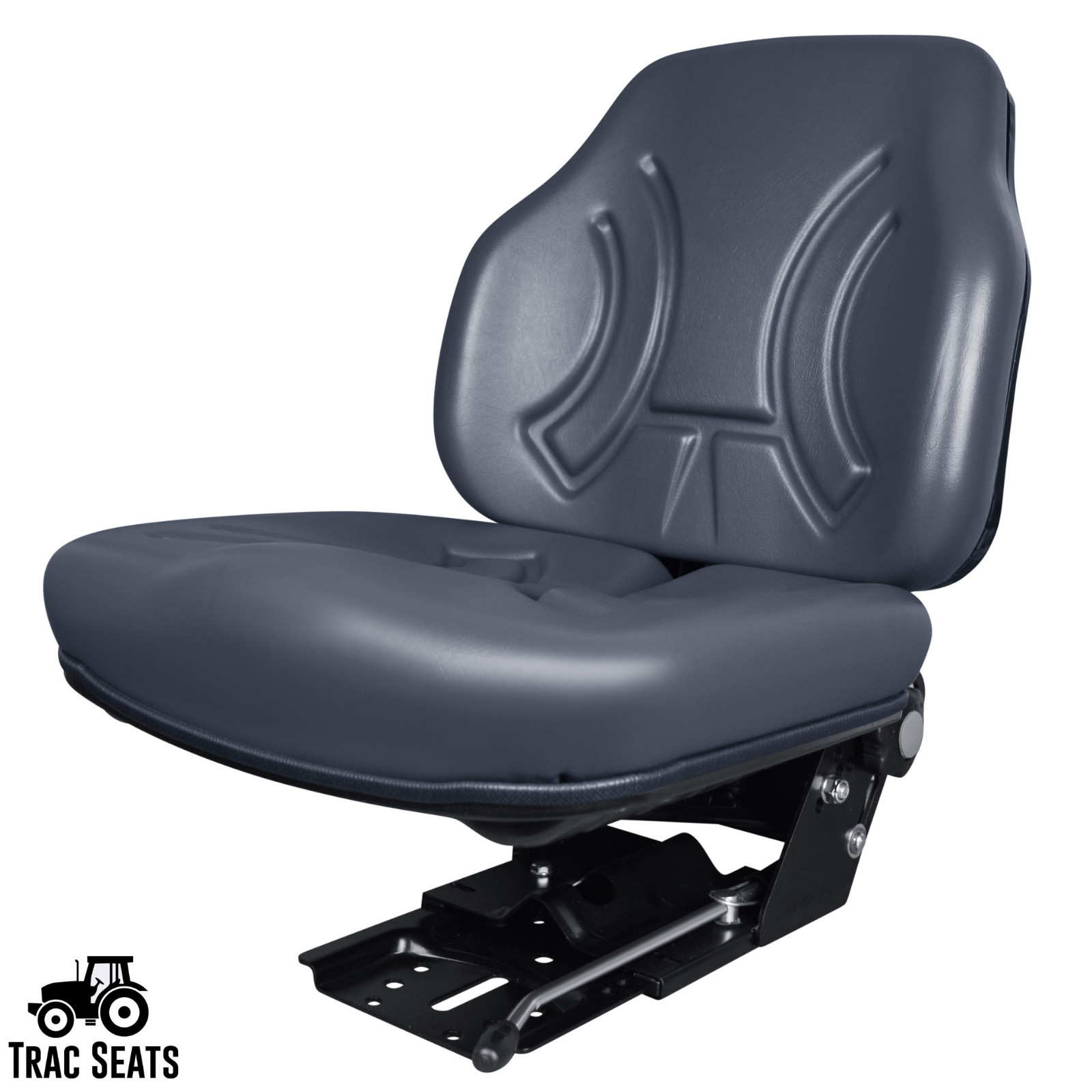 Gray Suspension Tractor Seat for Massey Ferguson 253 298 383 Tractors and More