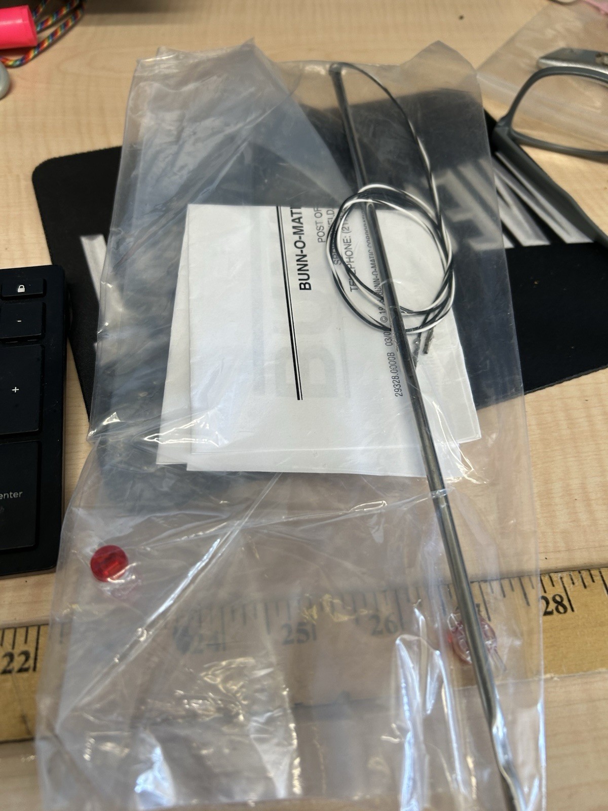 29327.0001 Bunn Probe Rpl Kit,T/D Plug 11.0Lg Genuine