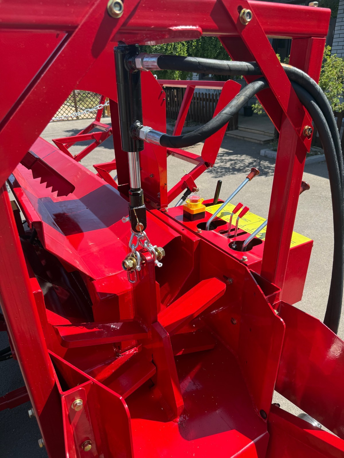 27T Hydraulic Firewood Processor with 739cc RATO Engine Log Lifter&118″ Conveyor