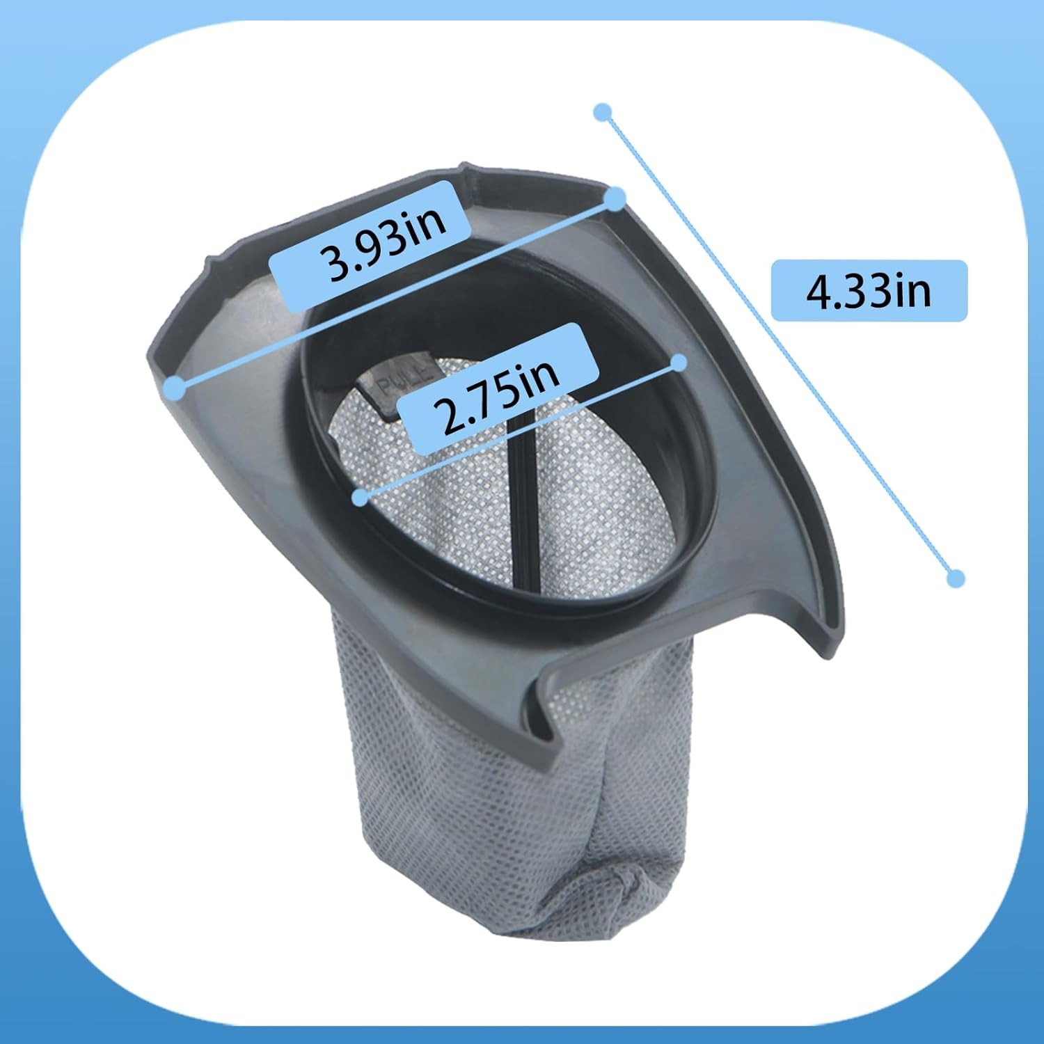 2 Pack F77 Filter Compatible with Dirt Devil 3 in 1 Bagless Vacuum 2