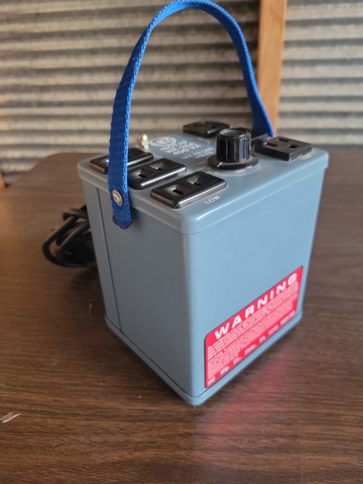 VIZ Isotap WP-26A 400VA Isolation Transformer 120VAC 50/60Hz