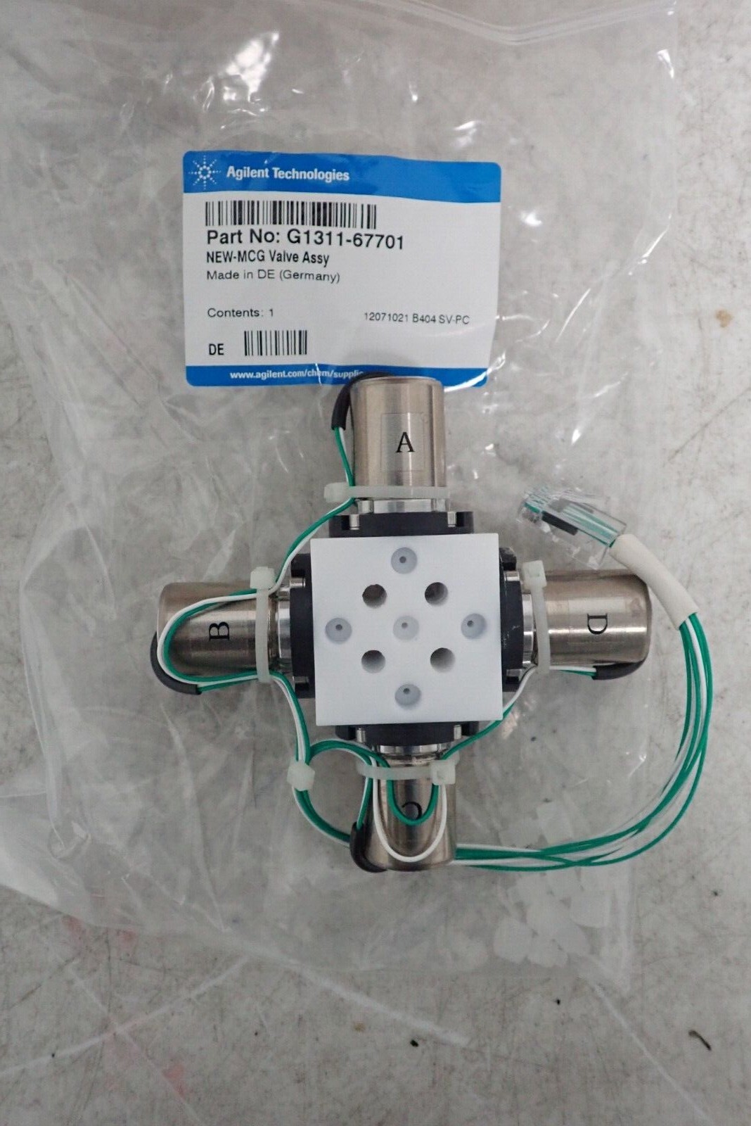Agilent MCGV 1100 Multi-Channel Gradient Valve for the G1311A Quaternary Pump
