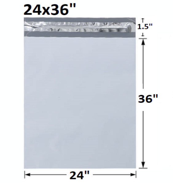 Poly Mailers Shipping Bags Envelopes Packaging Premium White Bags 2.5 MIL ✔✔✔