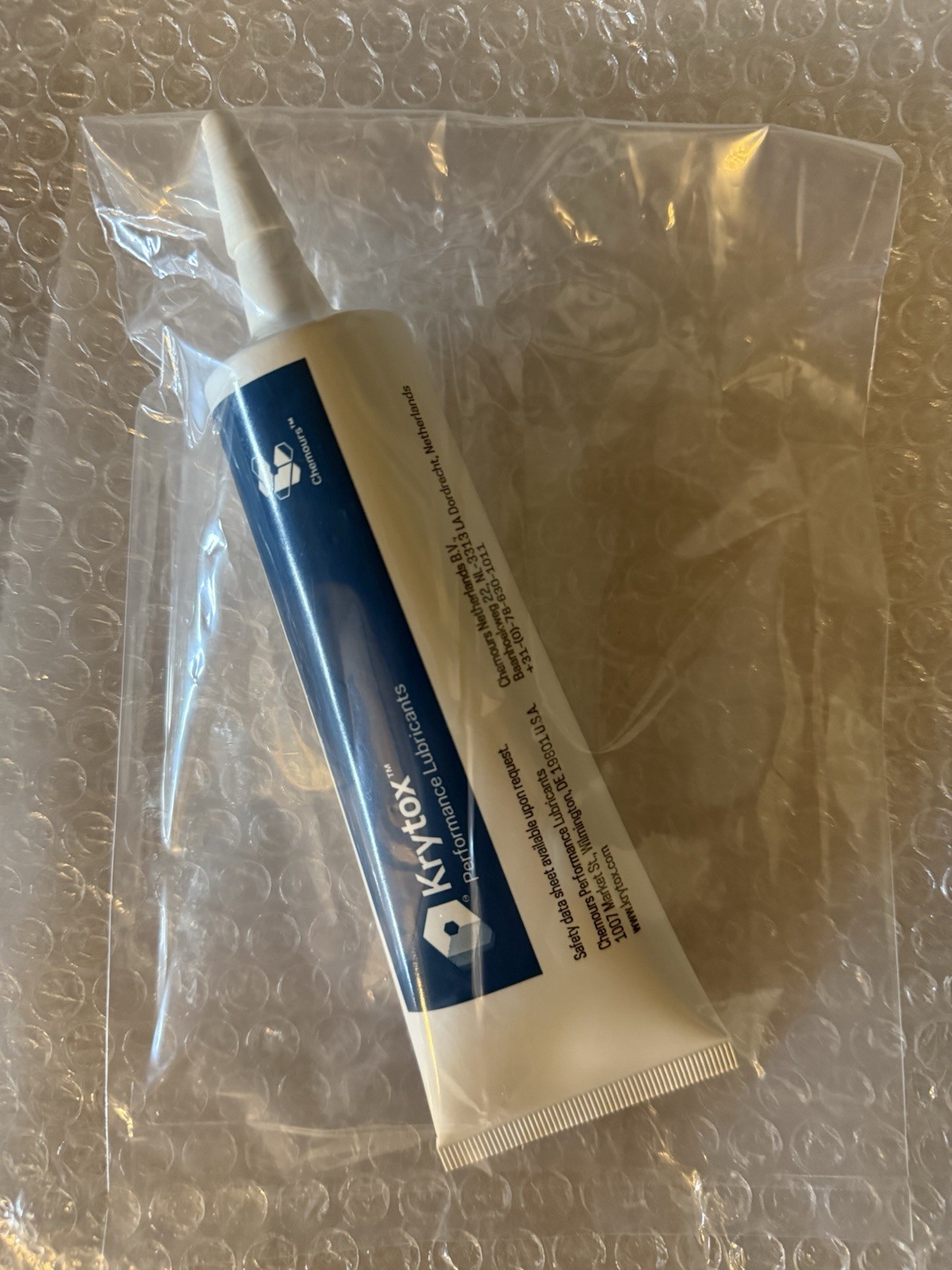 Krytox Gpl-205 Multipurpose Grease Tube, Synthetic 8 OZ Tube