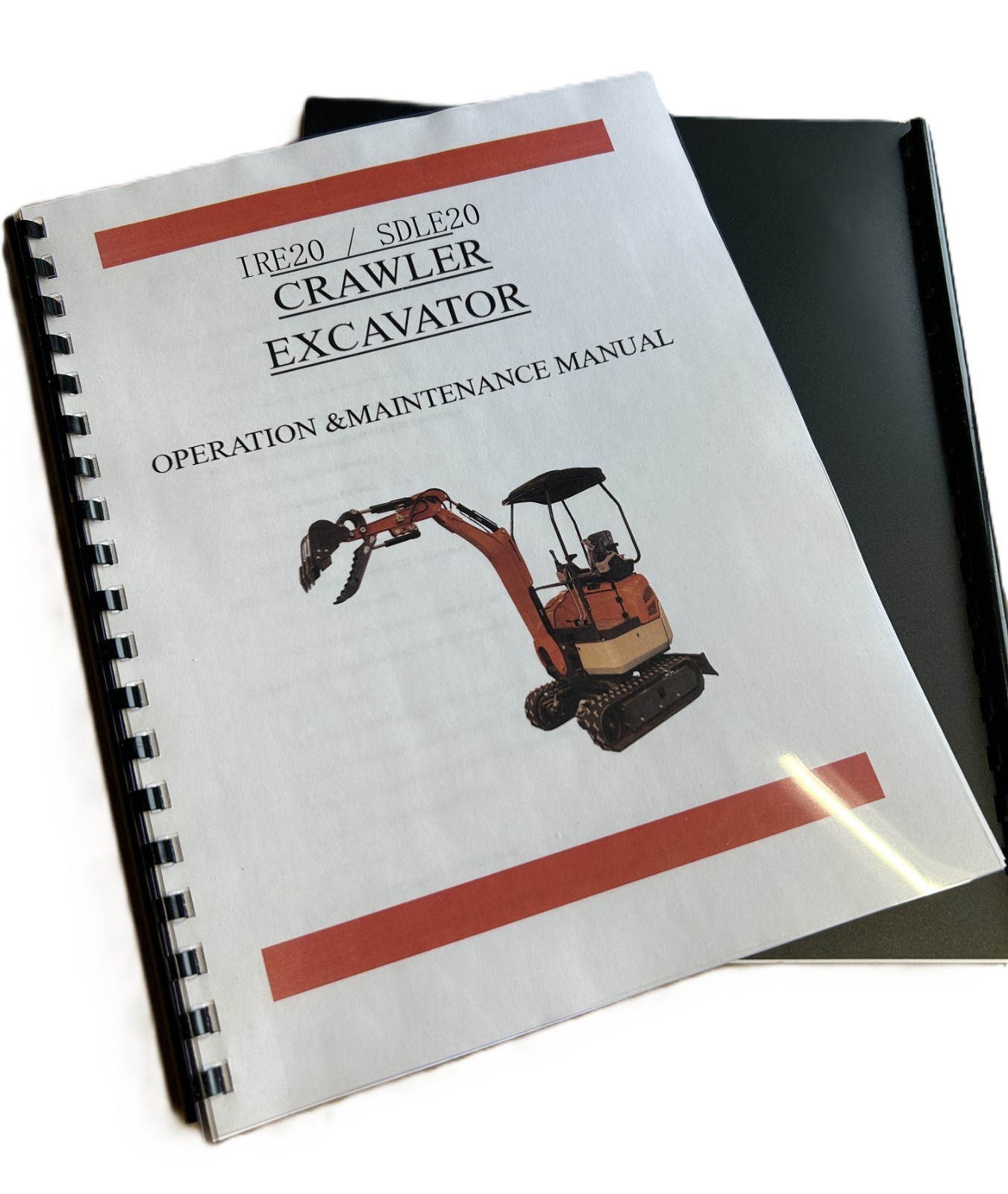 2-Ton Mini Excavator Track Hoe IRE20 SDLE20 Operation & Maintenance Manual