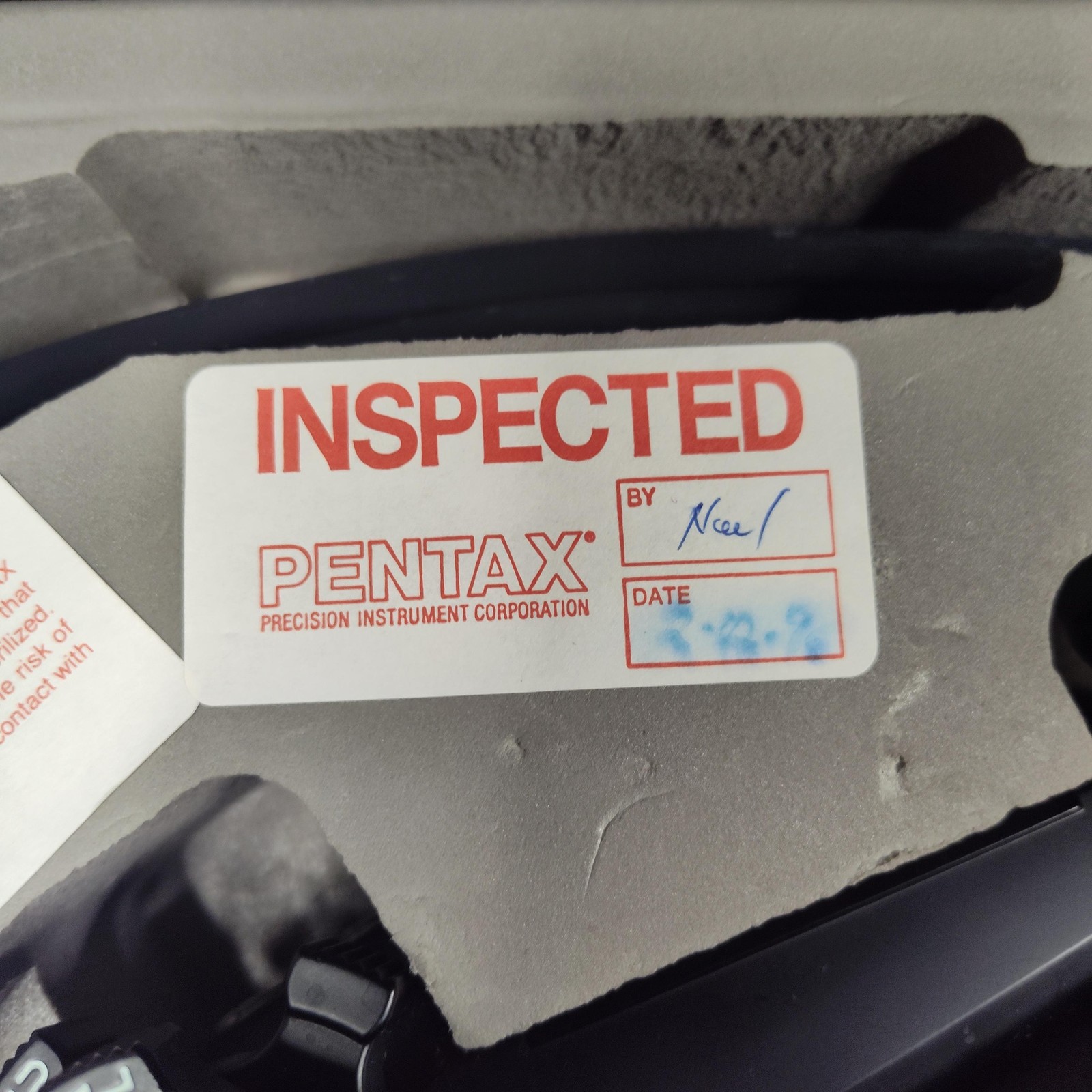 Vintage Pentax Fiber Ultrasoundscope Flexible Endoscope W/ Hard Case Black Unit