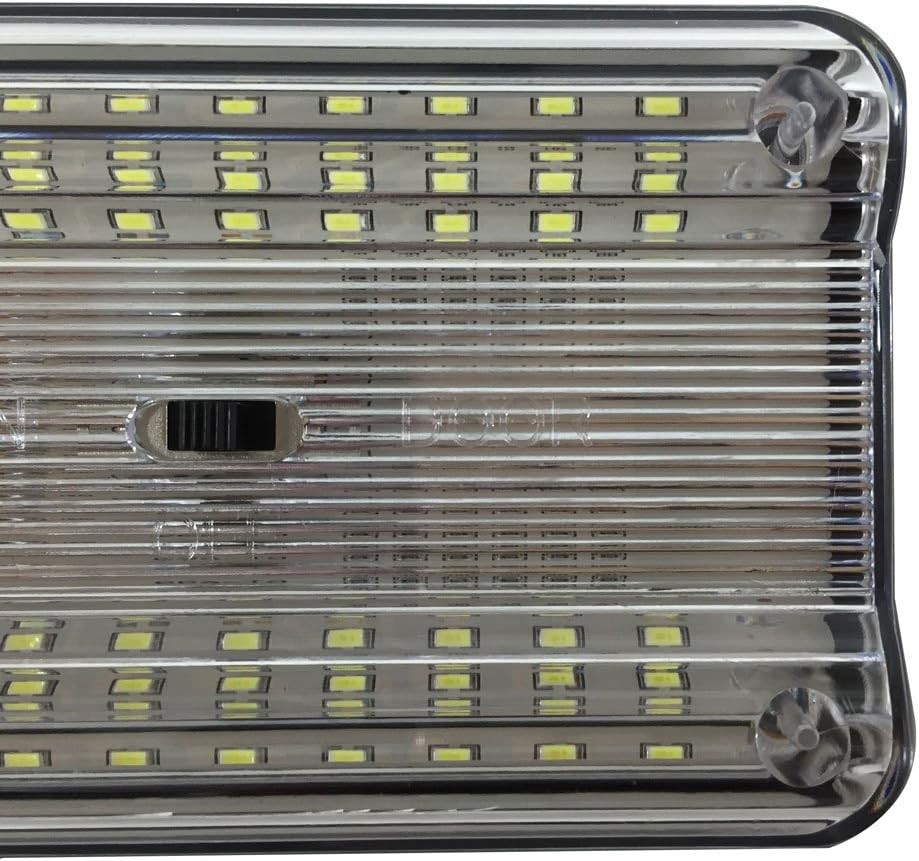 4.3-inch 12V LED Dome Light Replacement with Switch, 36 White LEDs for Interior