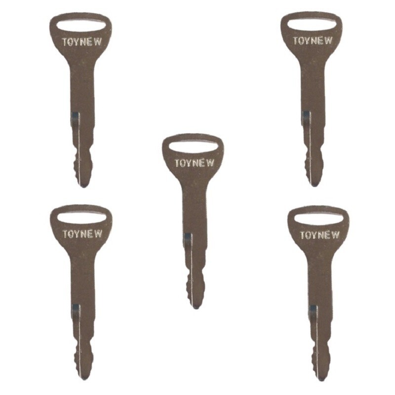 (5) Toyota Forklift & Equipment Ignition Keys – New Style replaces A62597