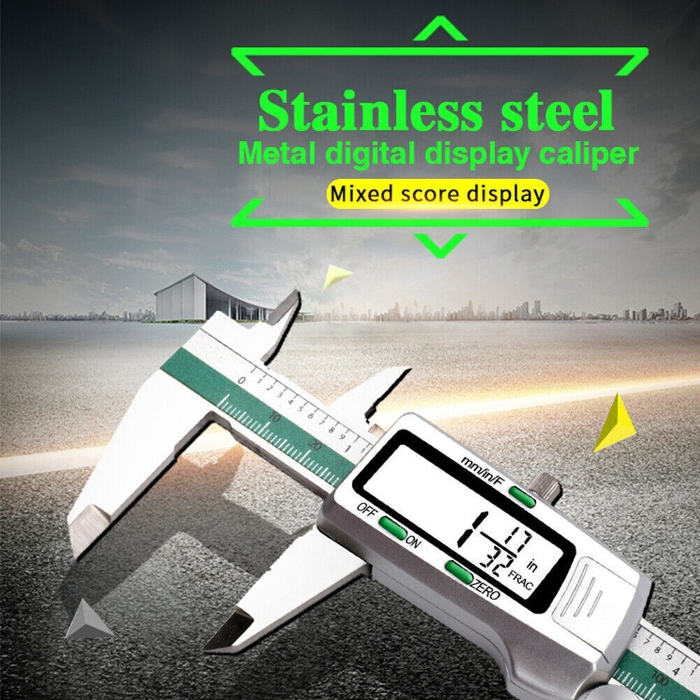 0–6″ Digital Electronic Vernier Caliper LCD Gauge Vernier Caliper Micrometer