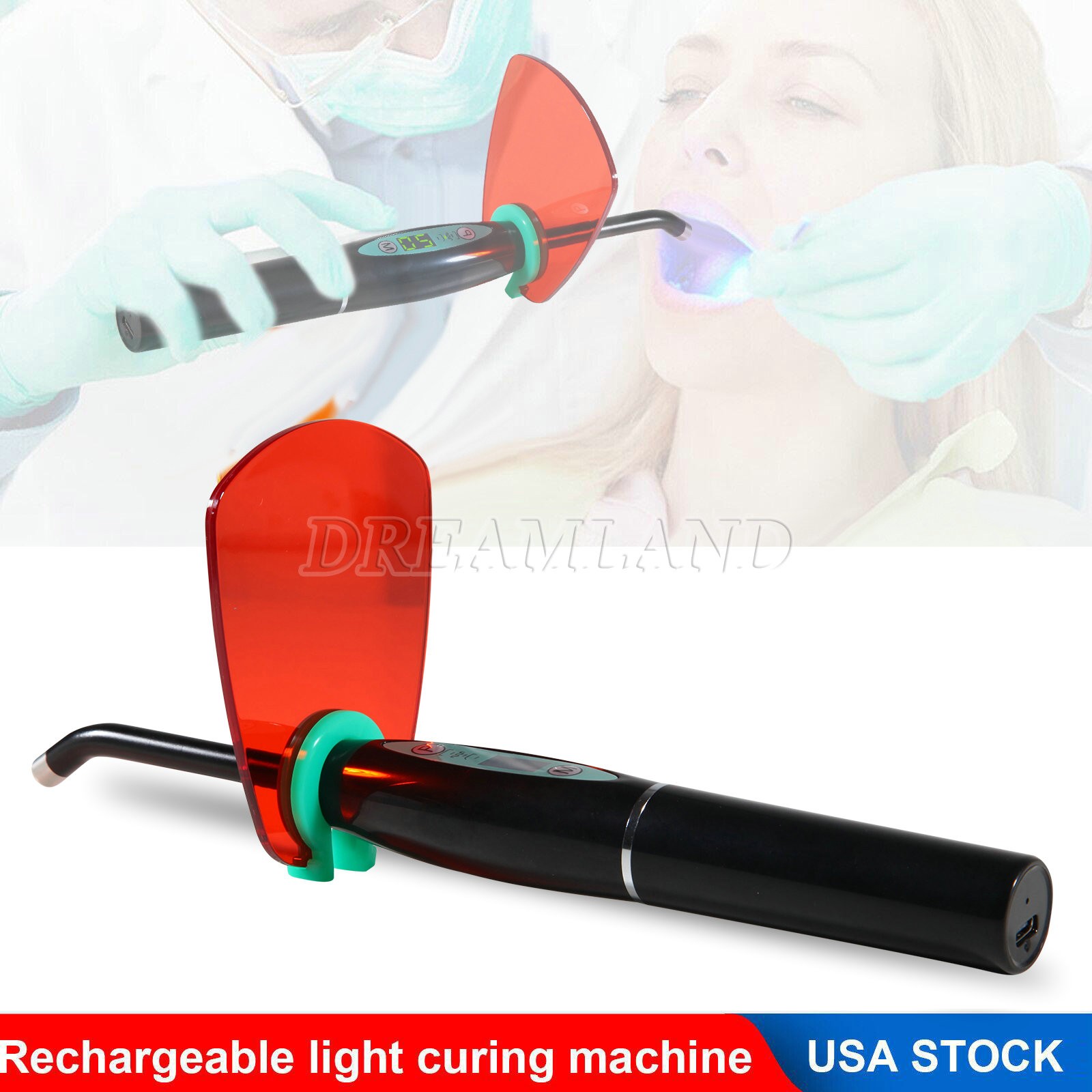 Dental Lab Marathon Electric Micromotor Polishing + 35K rpm Motor Handpiece Kit