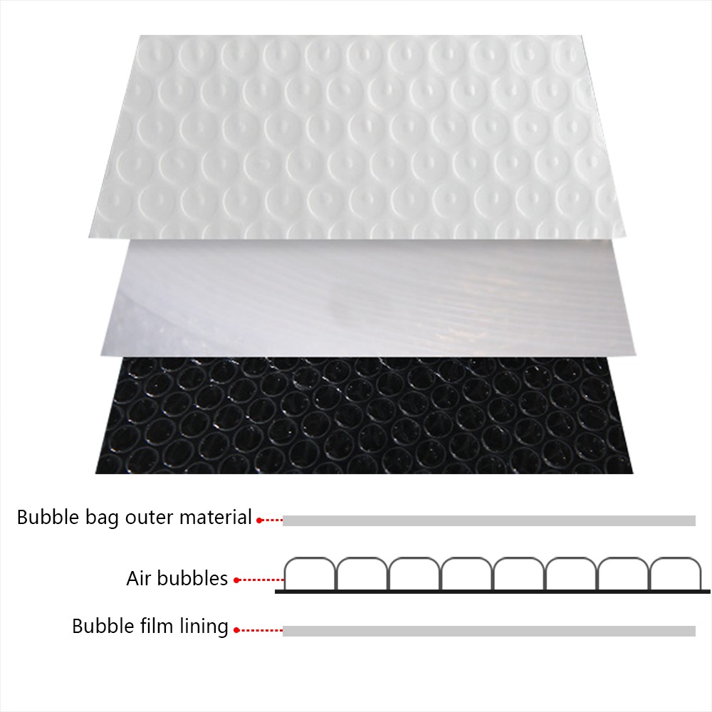200PCs Poly Mailer Bubble Mailers 4 Layers Padded Envelopes Self Sealing