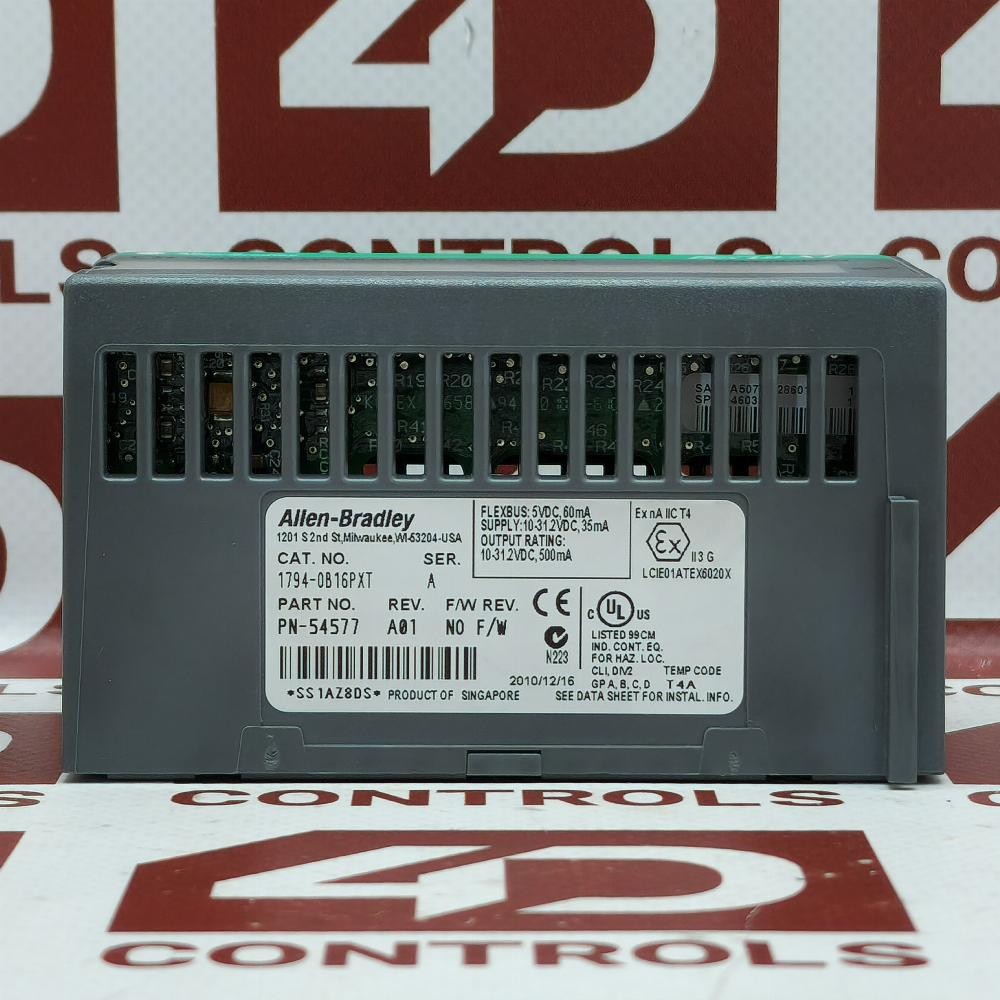 1794-OB16PXT | Allen Bradley | Flex I/O, Output Module, Used, Ser A