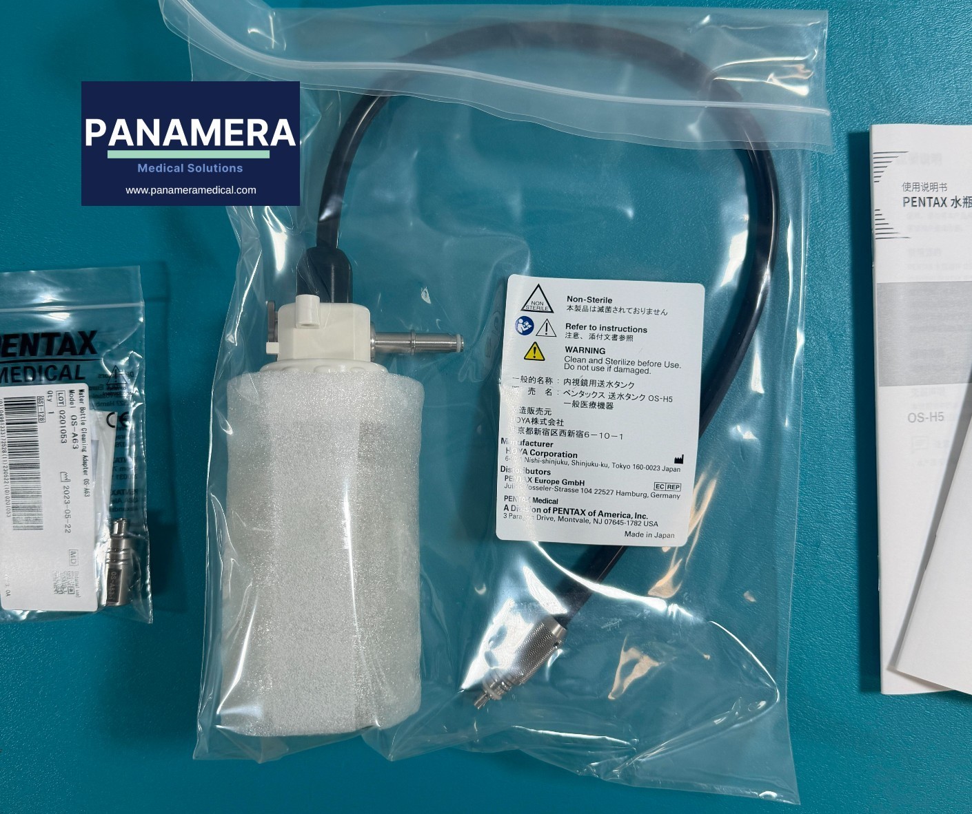 Pentax OS-H5 Water Bottle Assembly Set | Brand New Open Box | Complete