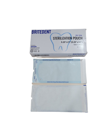 Self Seal Sterilization Pouches – Autoclave Sterilizer Bags 5.25 x 11 Tattoo