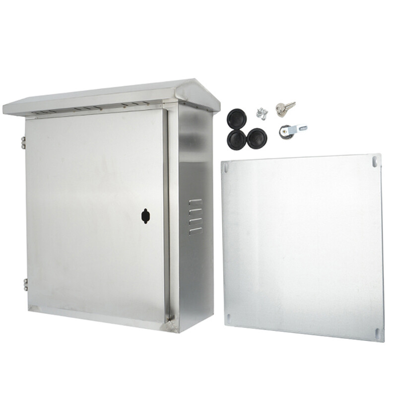 Stainless Steel Electrical Enclosure Waterproof Wall Mount Junction Box Outdoor