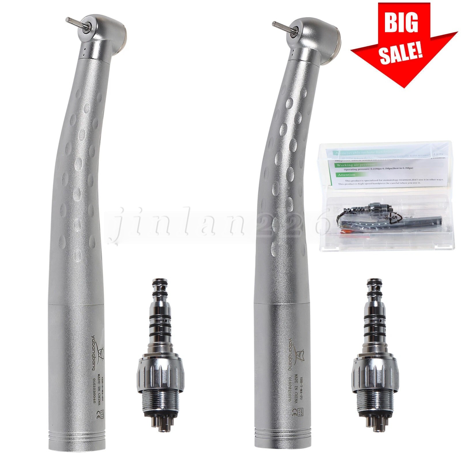 KaVo Style Dental High Speed Handpiece with 4 Hole Quick Coupler Coupling Swivel