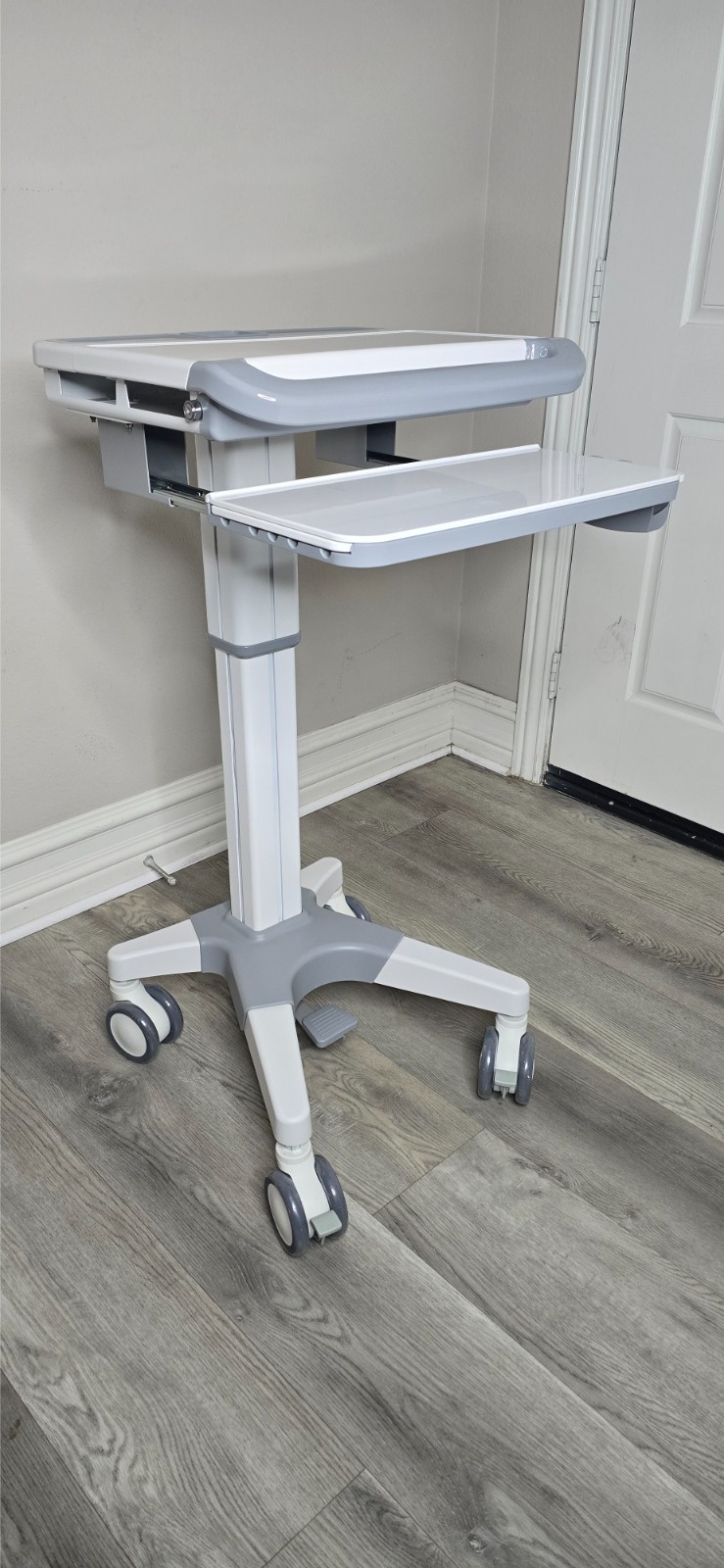 Desktop & Laptop Workstation on Wheels