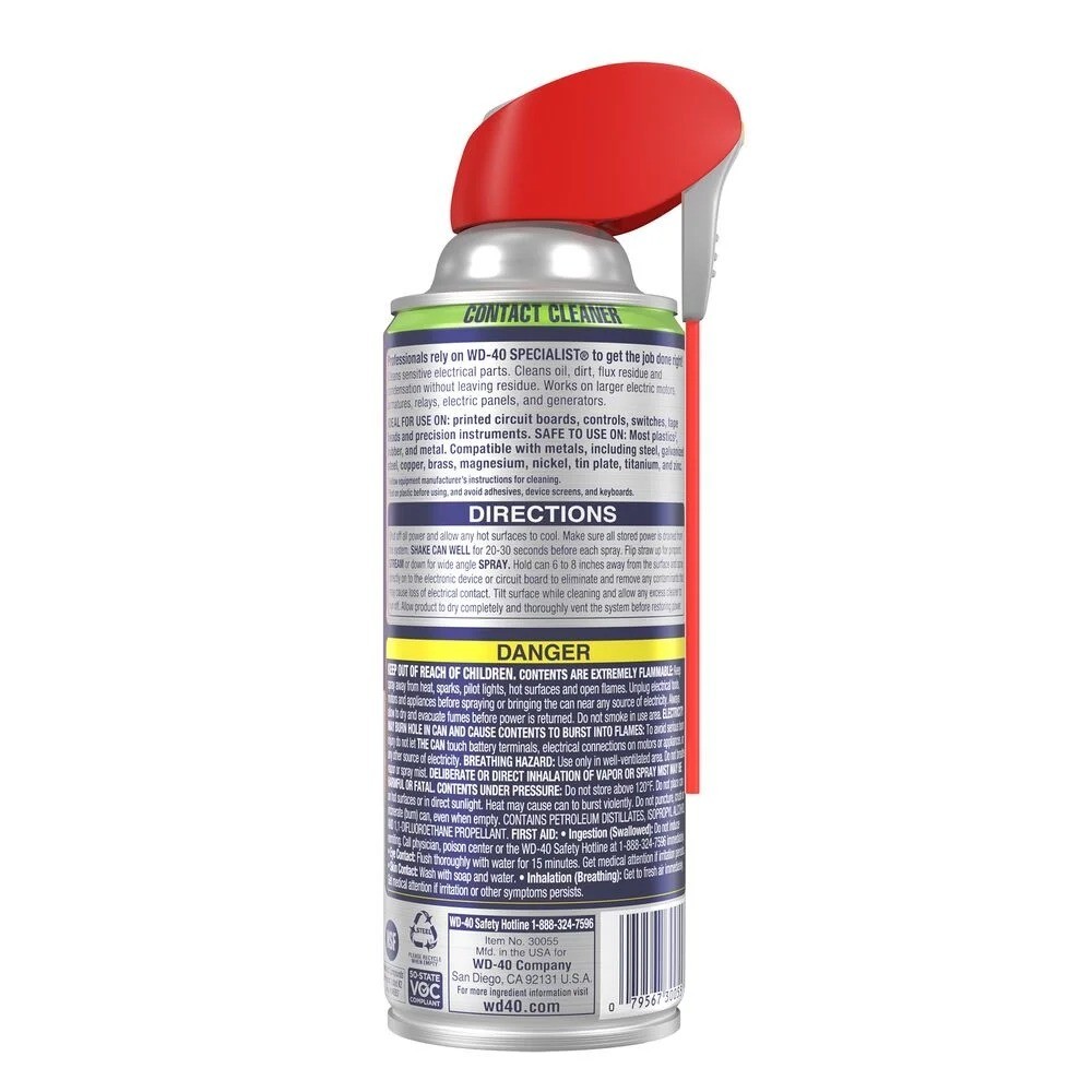 WD-40 Specialist Electrical Contact Cleaner, 11 oz, 2 Pk