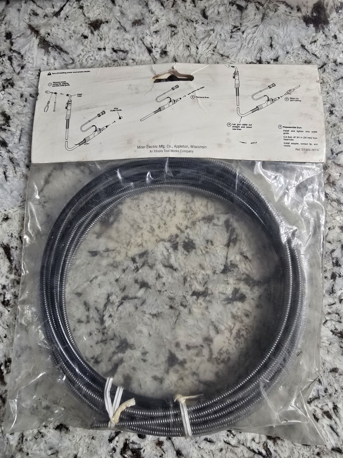 Miller 172258 – 0.030″-.035″ 5m 15ft – MIG Welding Liner Original OEM