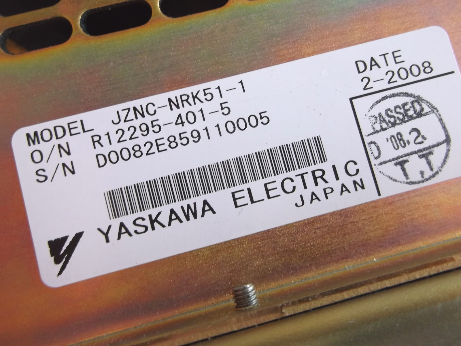 Yaskawa JZNC-NRK51-1 Motoman Control Chassis, JANCD-NCP-01-1, JZNC-NIF-01B, More