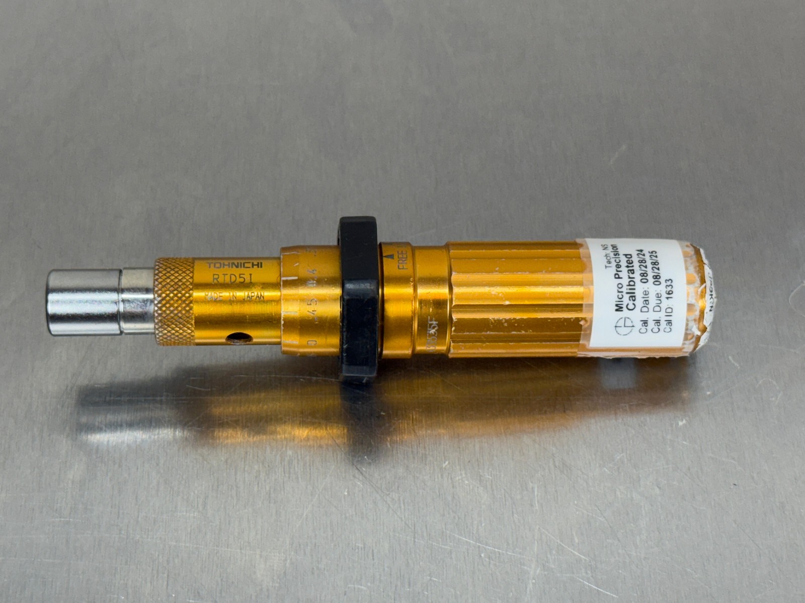 Tohnichi RTD5i Adjustable Torque Screwdriver Rotary Slip 1-5, 0.05lbf.in