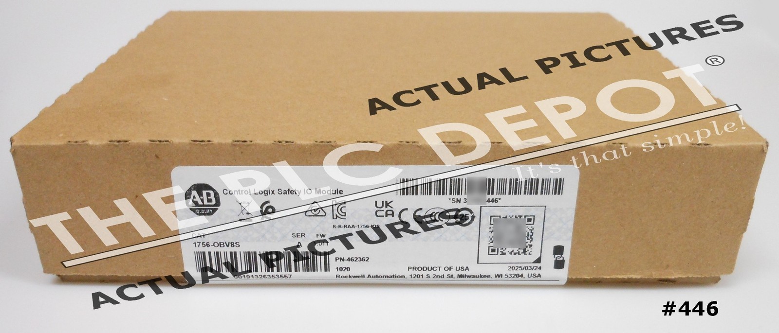 2025 SEALED Allen Bradley 1756-OBV8S ControlLogix [REAL US SELLER NOT CHINA]#446