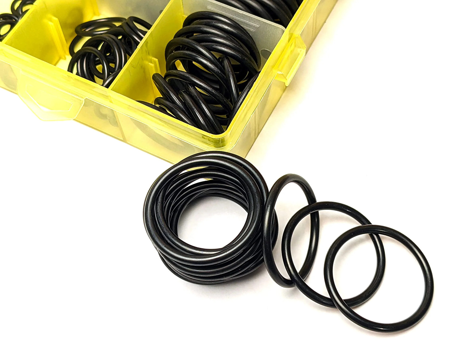Hydraulic O-Ring Kit FACE ORFS Fittings 155 Pieces (8 Common Sizes) SAE Buna-N 9