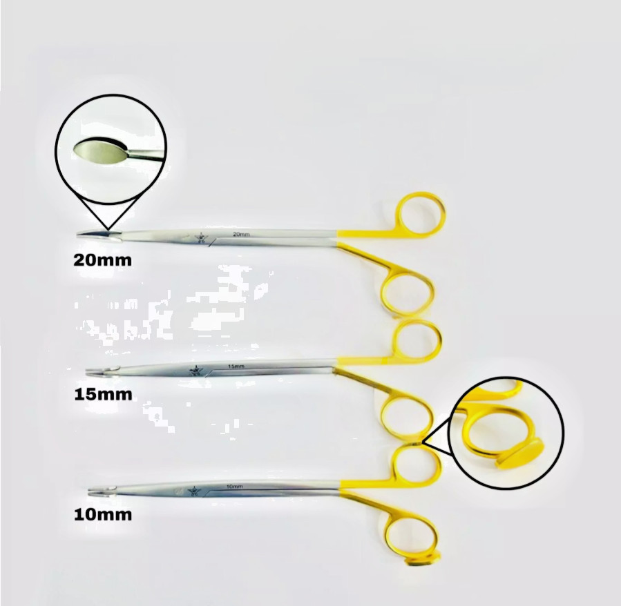 Trepsat Facial Flap dissector set of 3pcs,10mm,15mm,20mm Medical SS