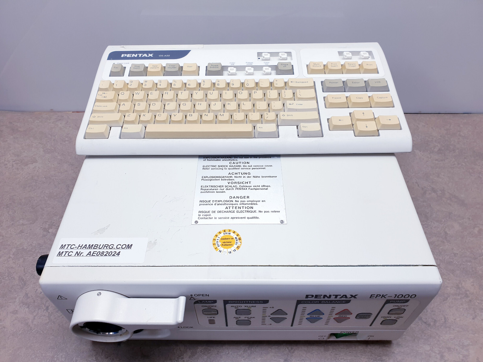 Pentax EPK-1000 Video Processor Keyboard OS-A50 – AE082024