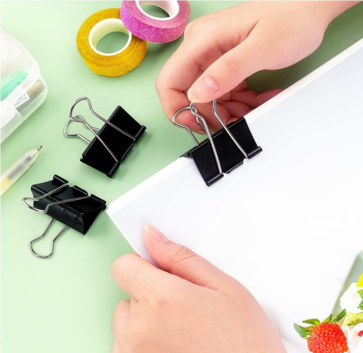extra Binder Clips large paper Binder Clips 2 inch assorted medium small mini 13