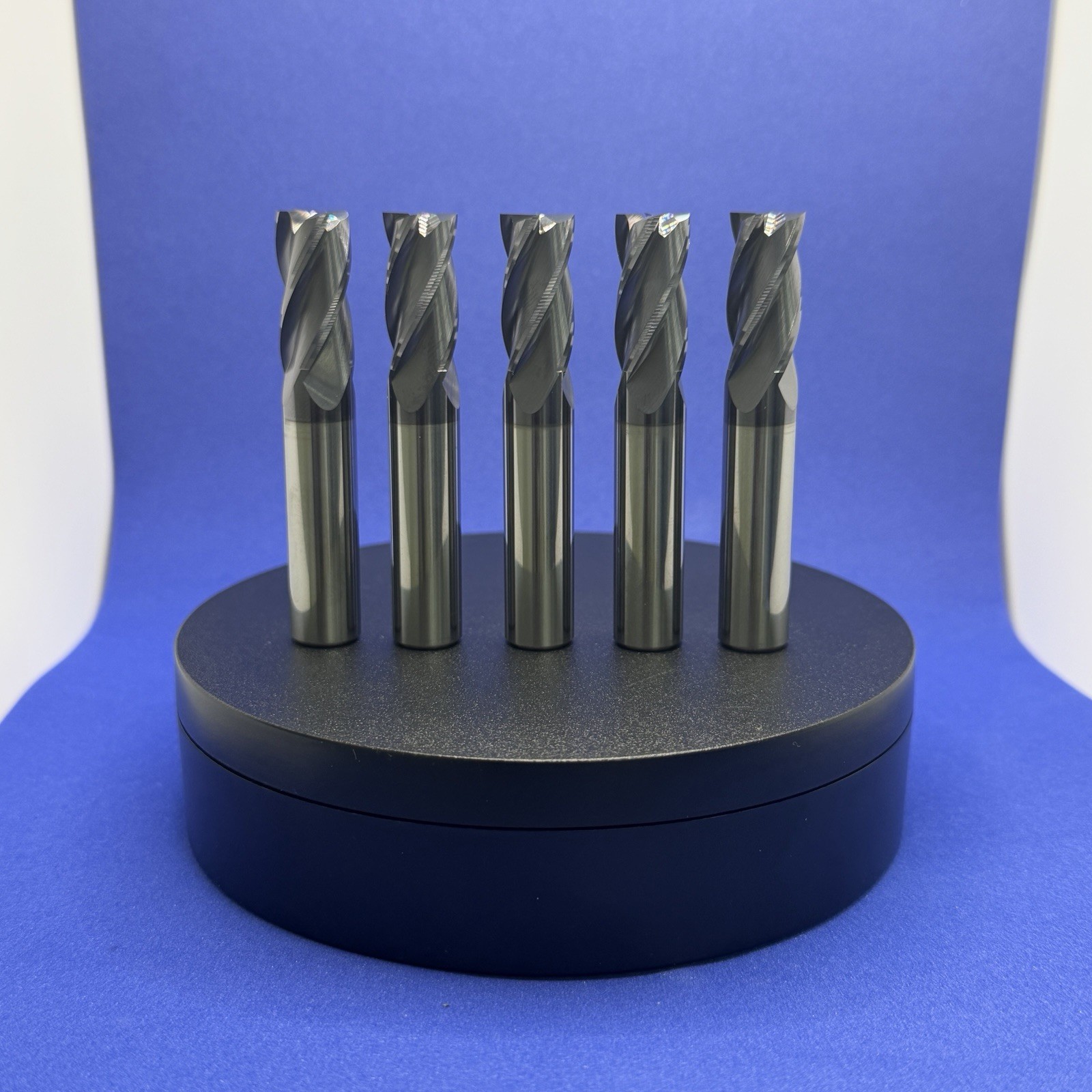 5 PCS 1/2″ 4 FLUTE CARBIDE END MILL – REGULAR LENGTH – TiALN COATED