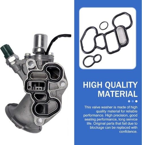3 PCS Head Gasket Oil Filter Adapter Gasket Kit, 15825-P8A-A01 361 Size: 3 PCS