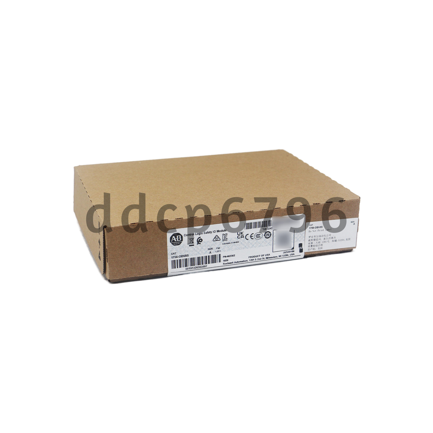 New AB 1756-OBV8S Control Logix Safety IO Module 10-30 VDC Safety Allen Bradley
