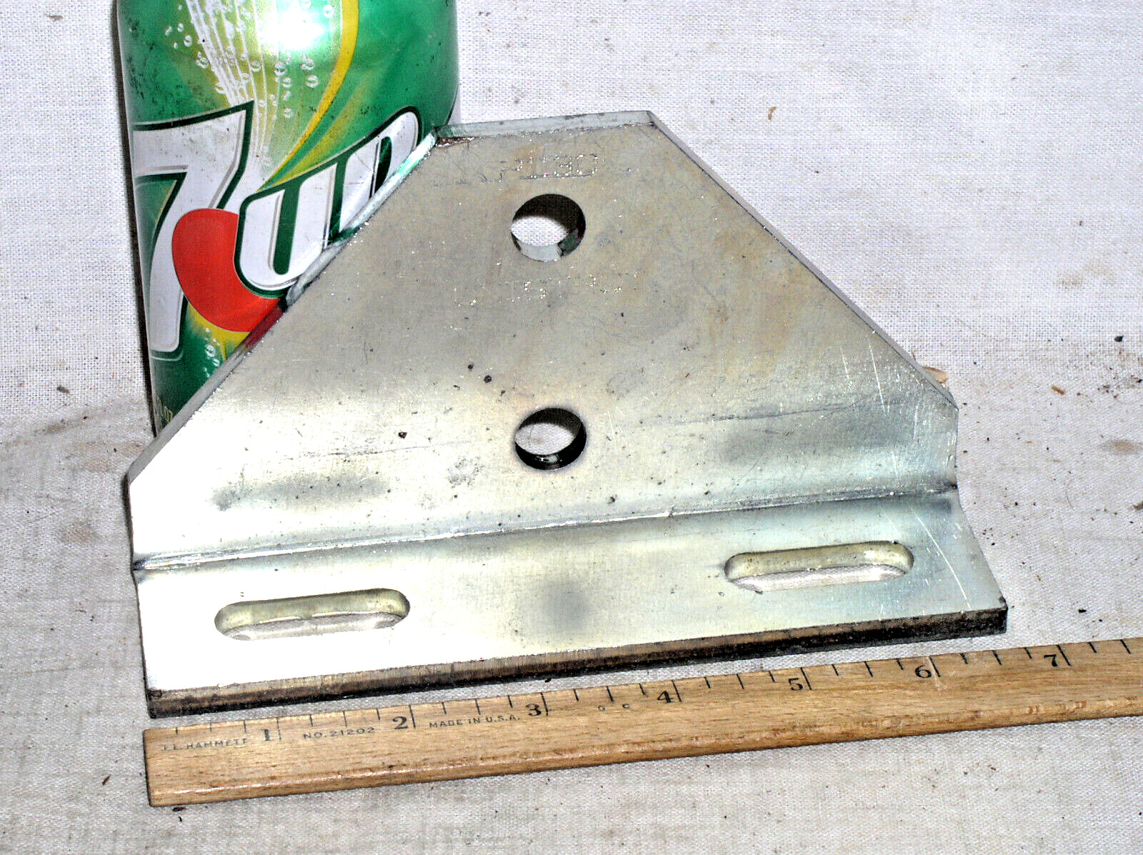 UNISTRUT P1130 HEAVY DUTY 90* PERMA-GREEN 3 GALVANIZED 2 4 HOLE SLOT BRACKET USA