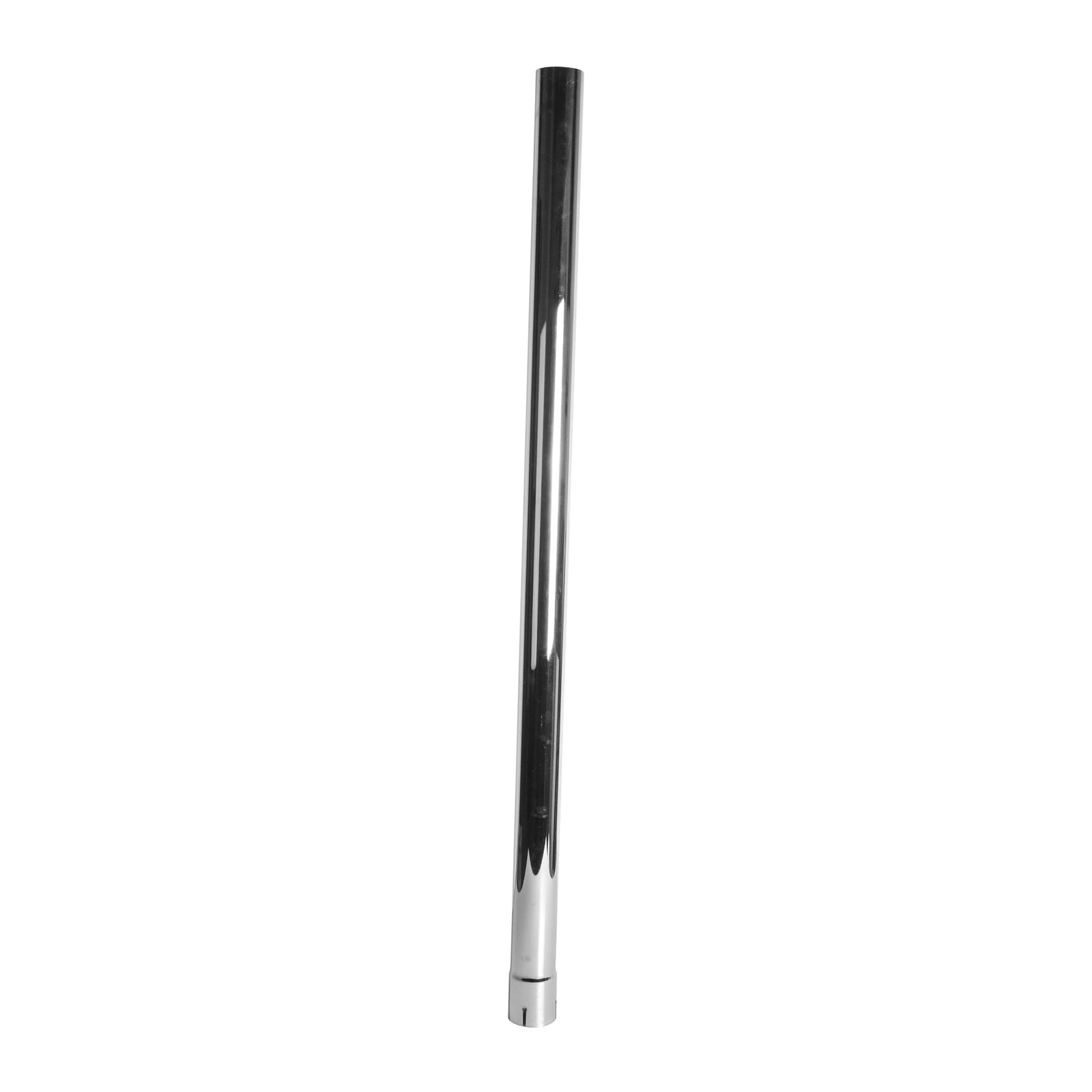 Exhaust Stack Pipe Replacement for Universal 2-3/8″ x 48″ Straight Crome