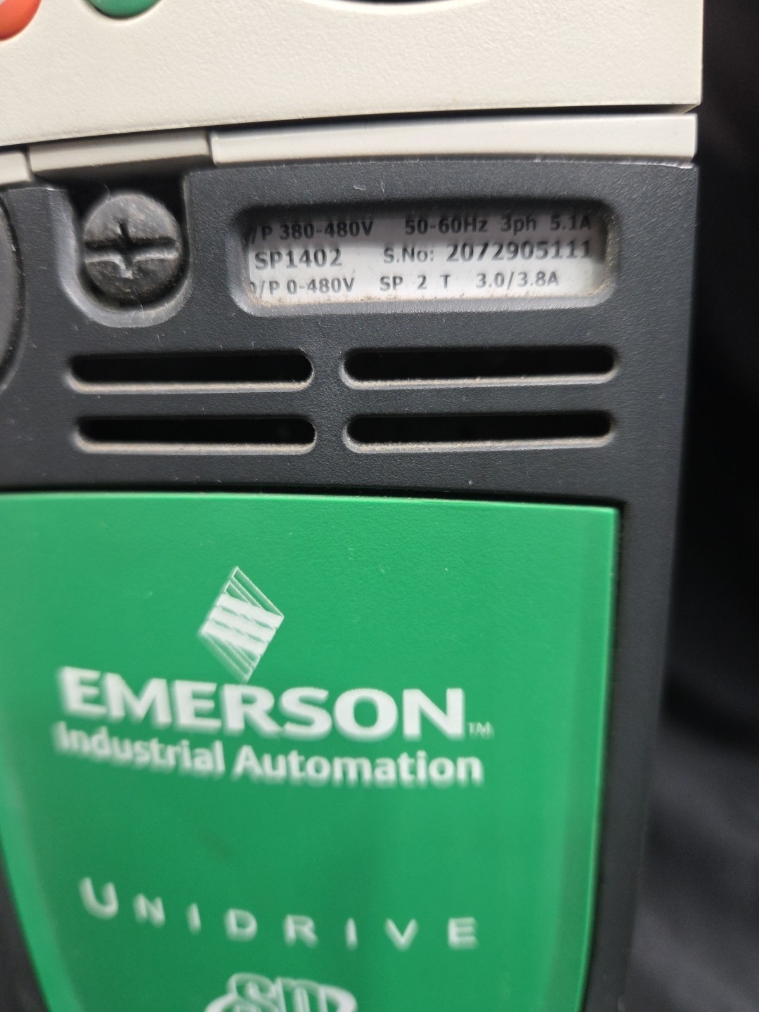 SP1402 Control Techniques 2HP AC Drive Inverter VFD Emerson Nidec